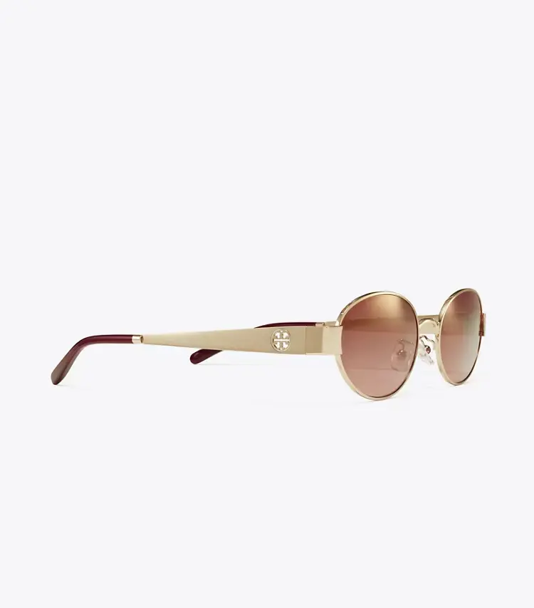 Miller Metal Oval Sunglasses - Image 2