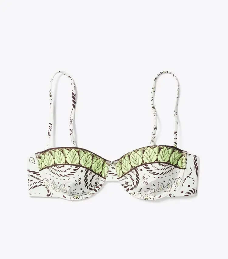 Printed Underwire Bikini Top