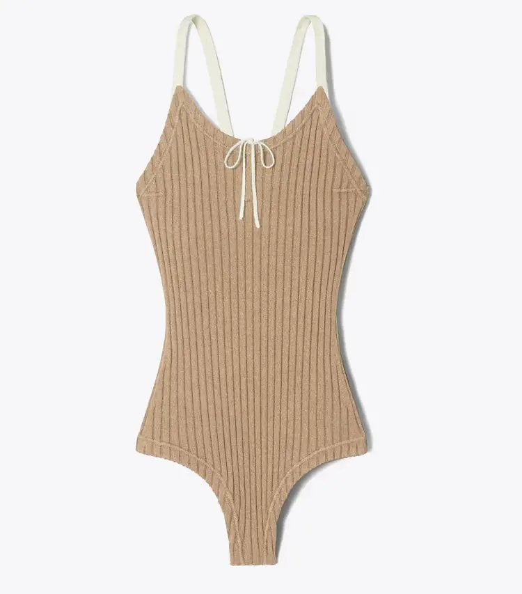 Colorblock Ribbed Bodysuit