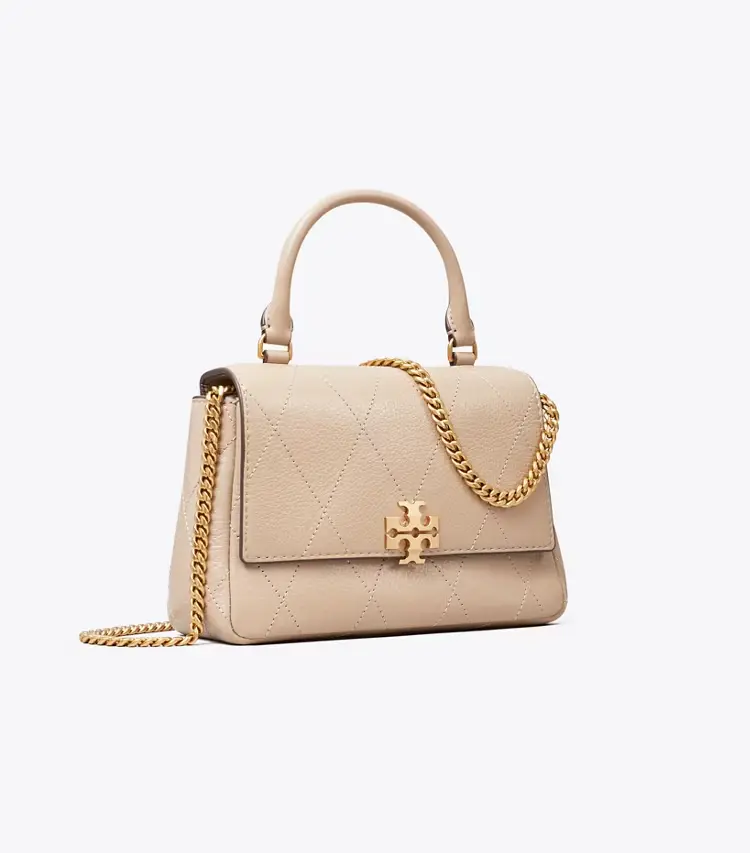 Mini Charlie Quilted Top-Handle Crossbody