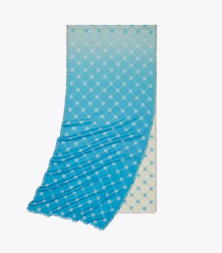 T Monogram Oblong Scarf - Image 3