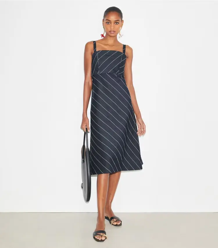 Striped Cotton Dress - Image 2