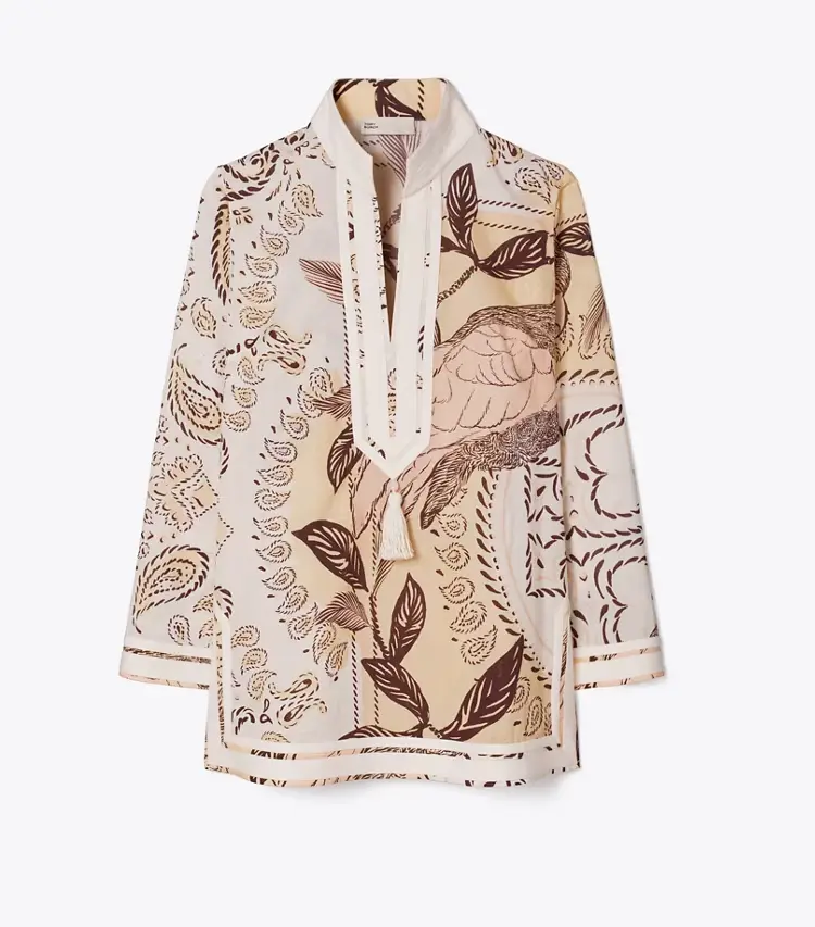 Printed Cotton Tory Tunic