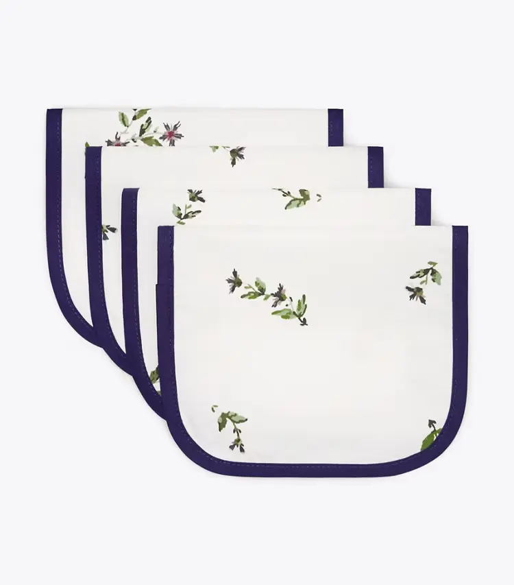 Jolie Fleur Cocktail Napkin, Set Of 4 - Image 2