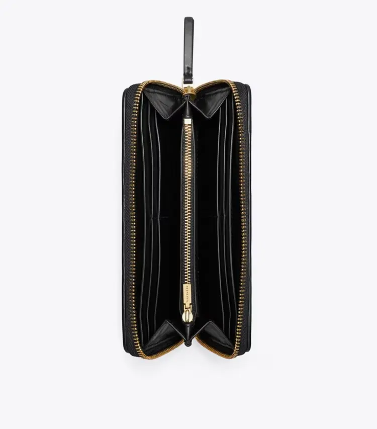 Kira Diamond Quilt Zip Continental Wallet - Image 3
