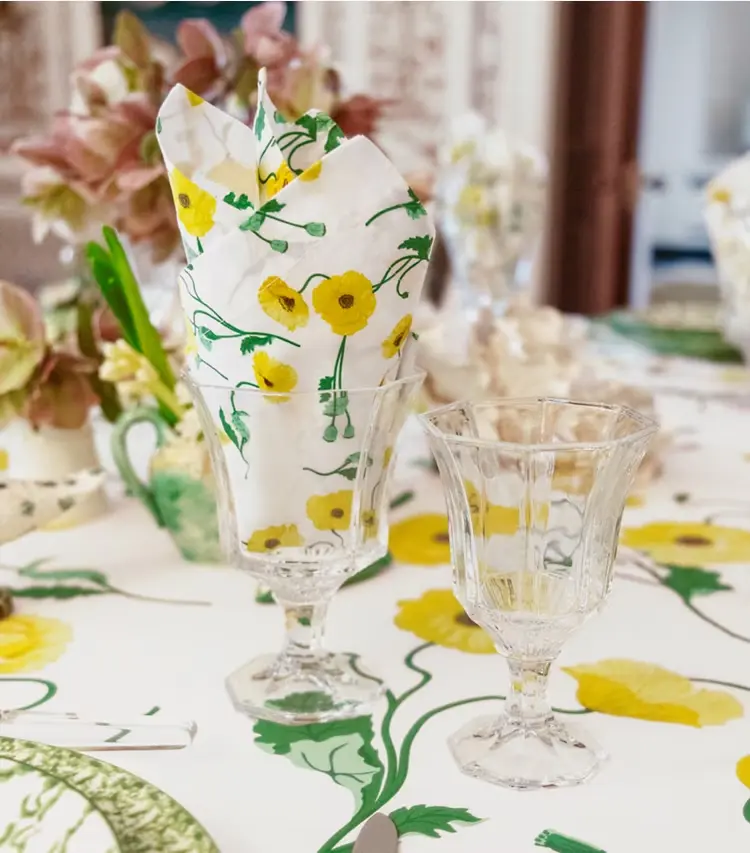 Pressed-Glass Water Glass, Set Of 4 - Image 3