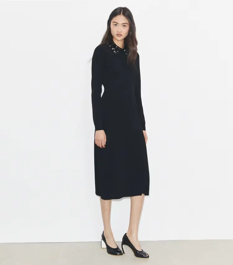 Embellished Collar Dress - Image 2