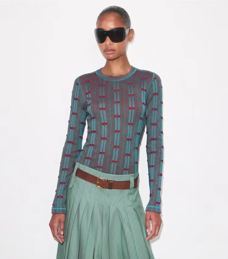Ribbed Viscose Top - Image 2