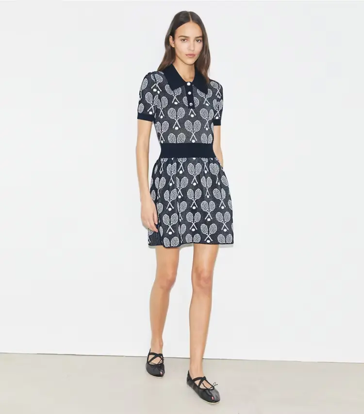Racquet Mesh Dress - Image 3