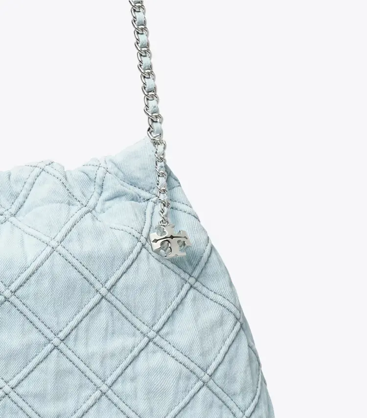 Fleming Soft Denim Hobo Bag - Image 4