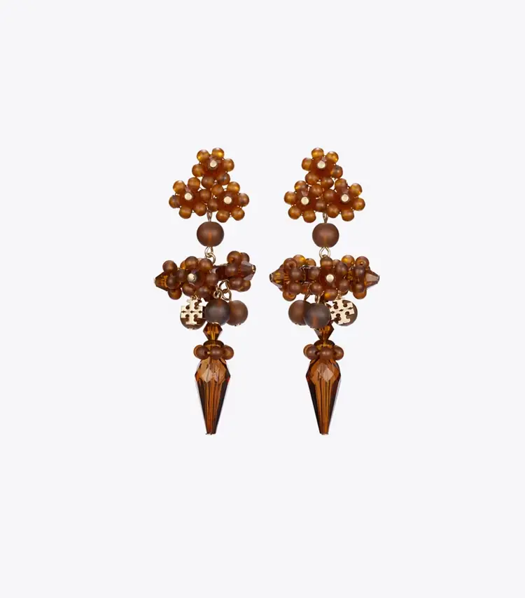 Curiosity Beaded Linear Earrings