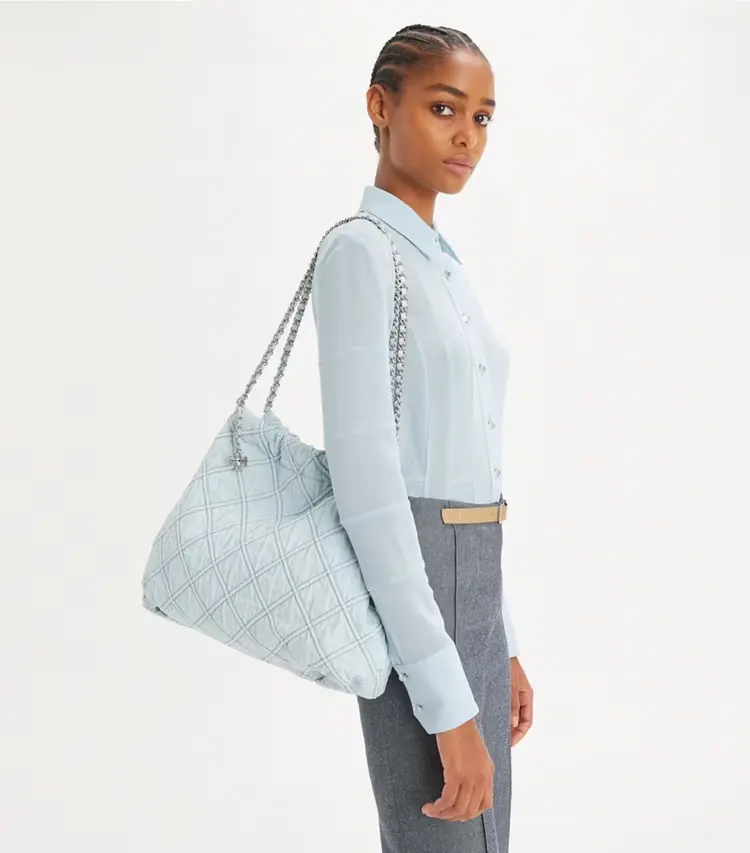 Fleming Soft Denim Hobo Bag - Image 2