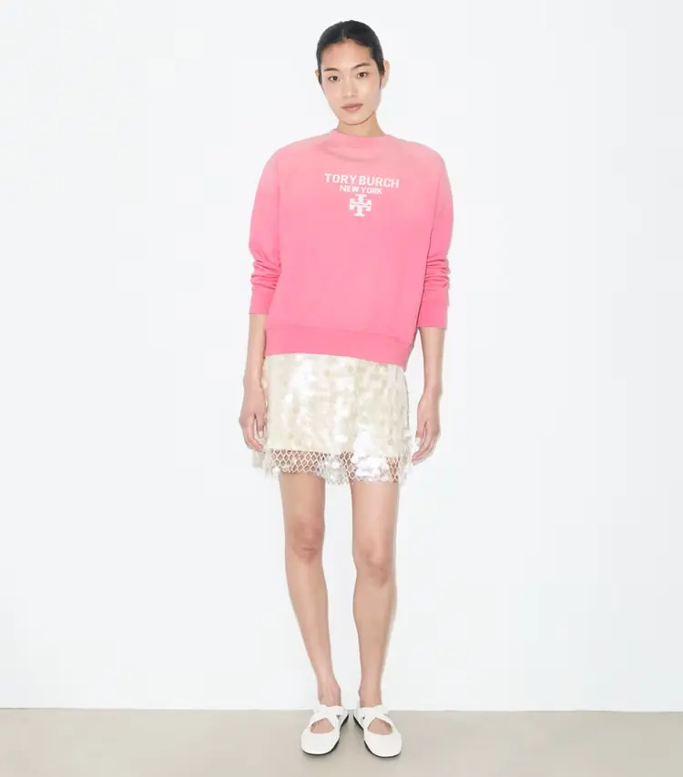 Distressed Cotton Sweatshirt - Image 3