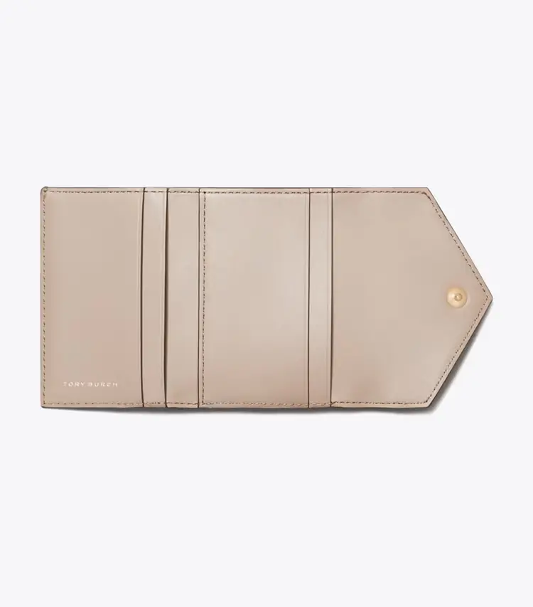 T Monogram Coated Jacquard Envelope Small Wallet - Image 4