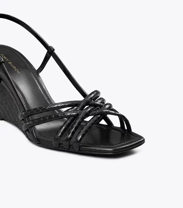 Multi-Strap Espadrille Wedge Sandal - Image 3