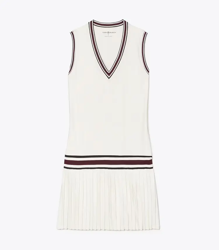 Performance Jersey V-Neck Tennis Dress