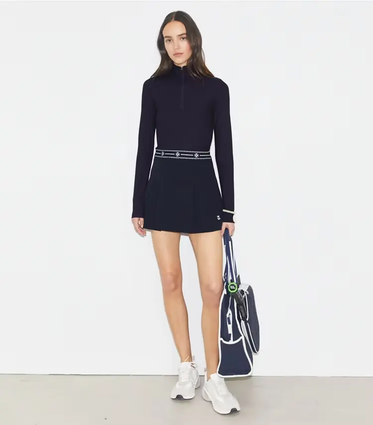 Tech Twill Logo Tape Tennis Skirt - Image 2