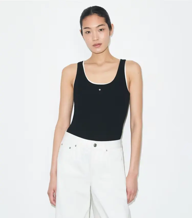 Viscose Knit Tank Top - Image 2