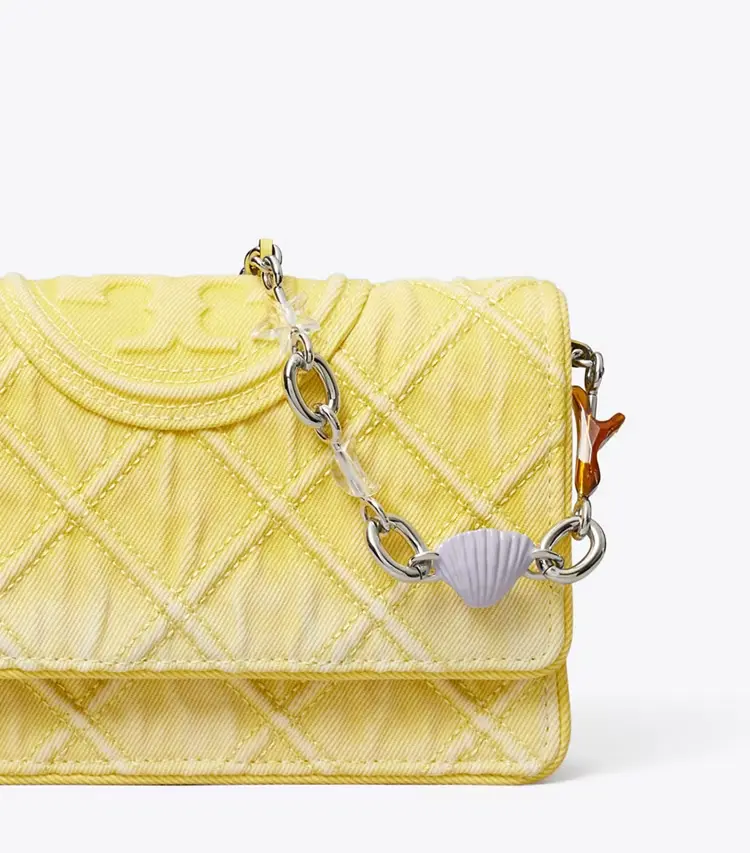 Fleming Denim Charm Chain Crossbody - Image 4