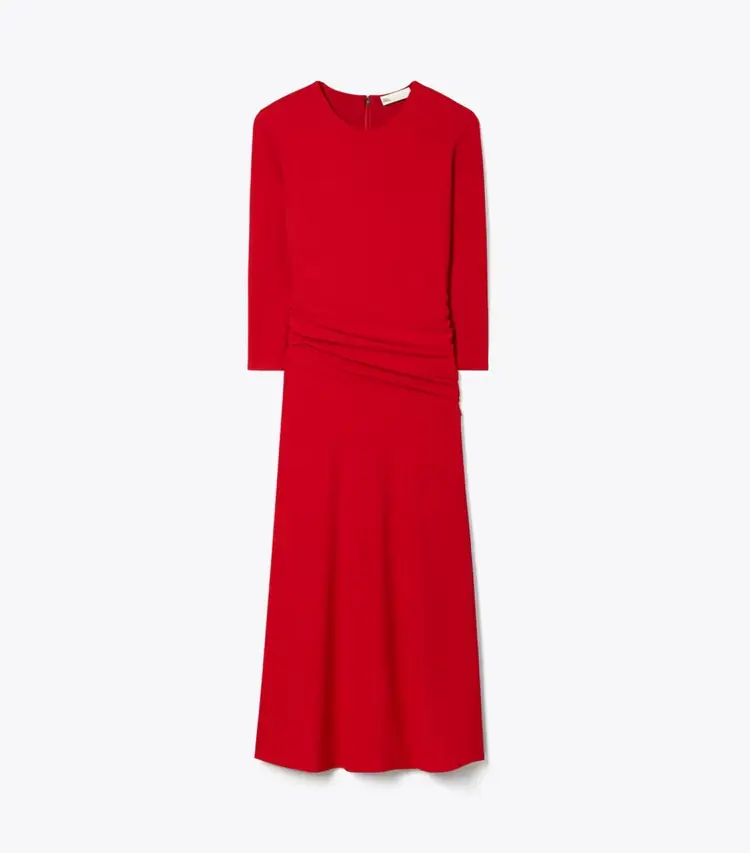 Flared Viscose Dress
