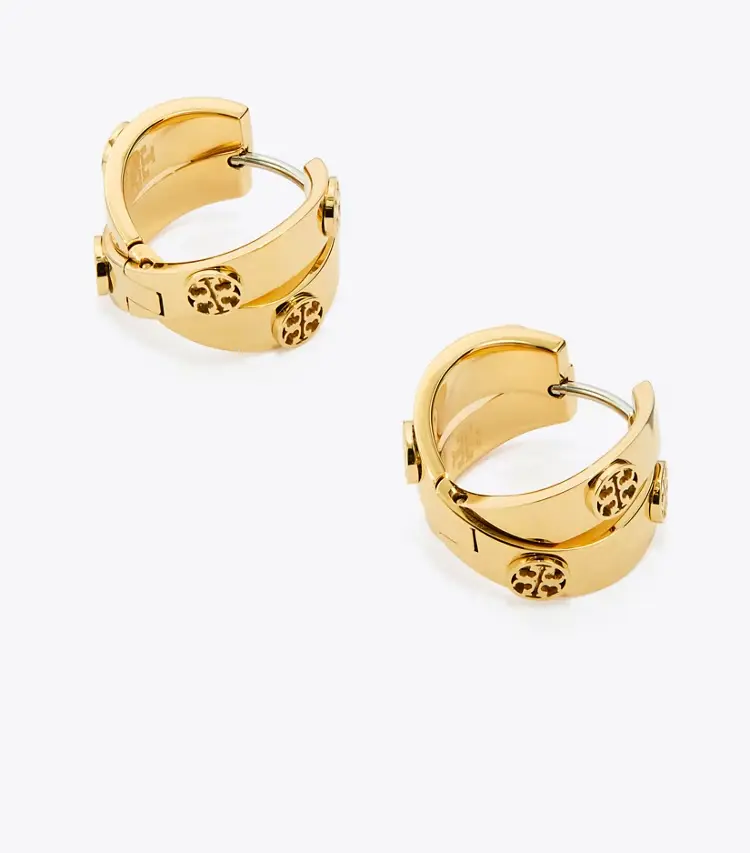 Icon Double Hoop Earrings - Image 2