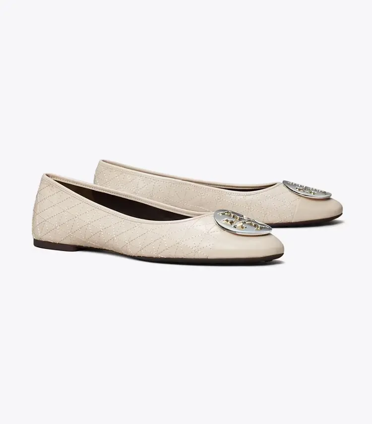 Claire Cap-Toe Quilted Ballet