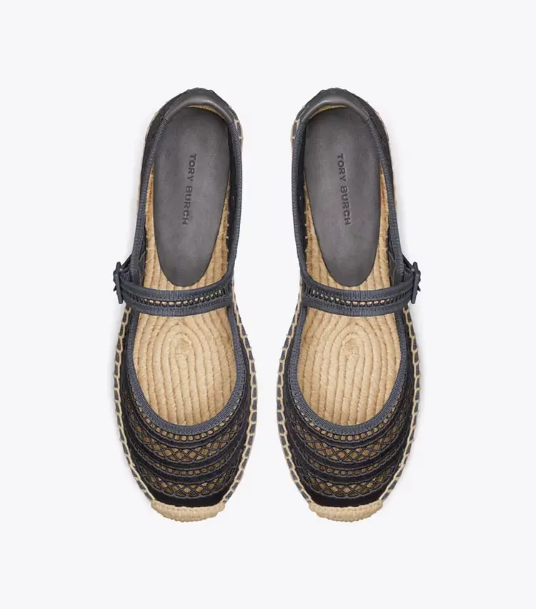 Open Weave Mary Jane Espadrille - Image 4