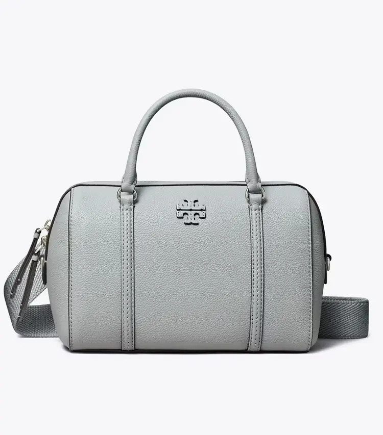Pebbled Leather Satchel - Image 2