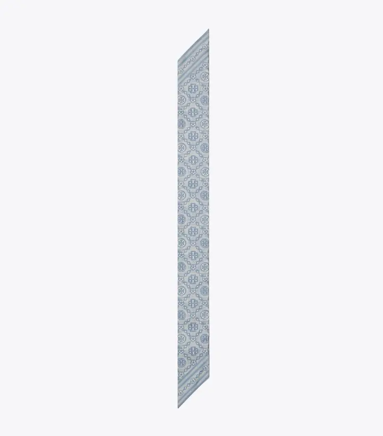 T Monogram Silk Ribbon Tie