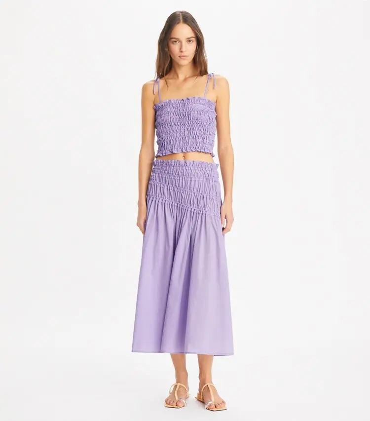 Smocked Cotton Top - Image 2