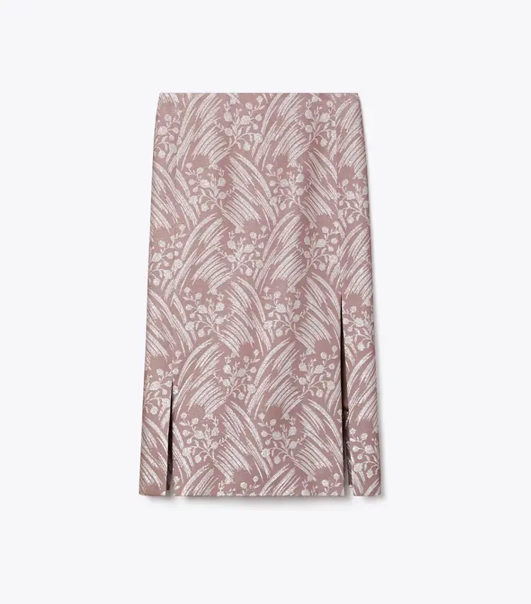 Silk Jacquard Skirt
