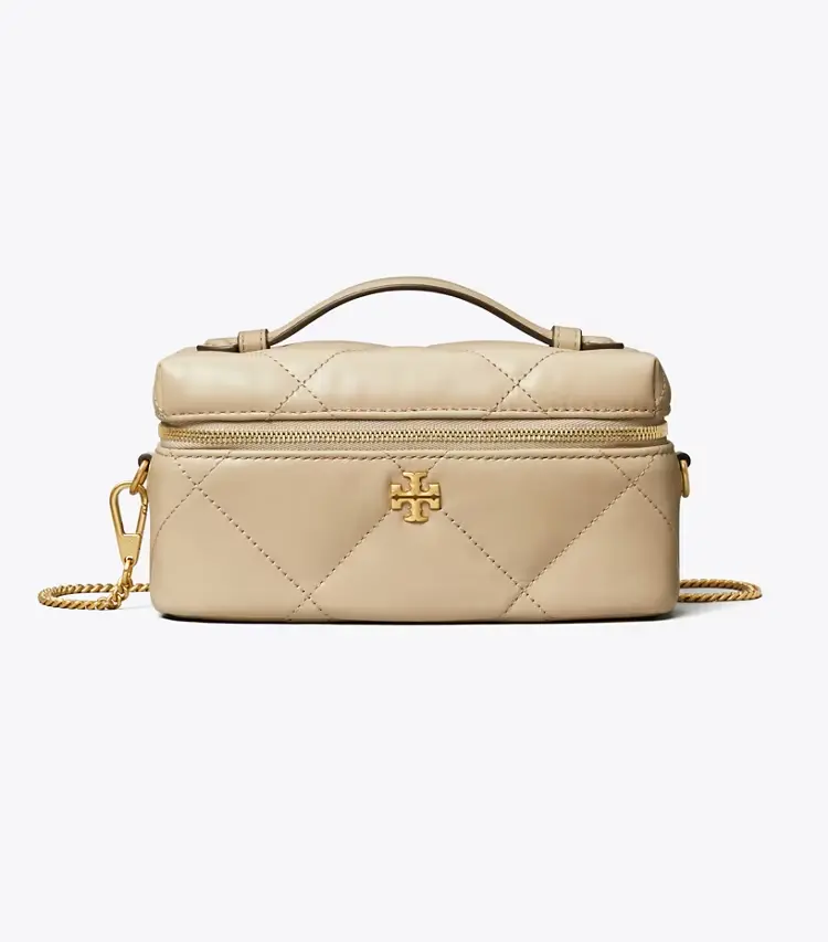 Kira Diamond Quilt East-West Vanity Case - Image 4