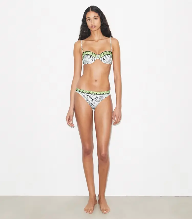 Printed Underwire Bikini Top - Image 3