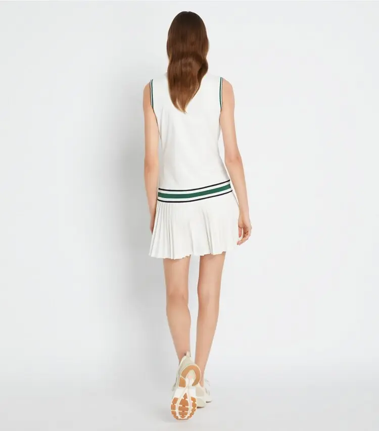 Performance Jersey V-Neck Tennis Dress - Image 3