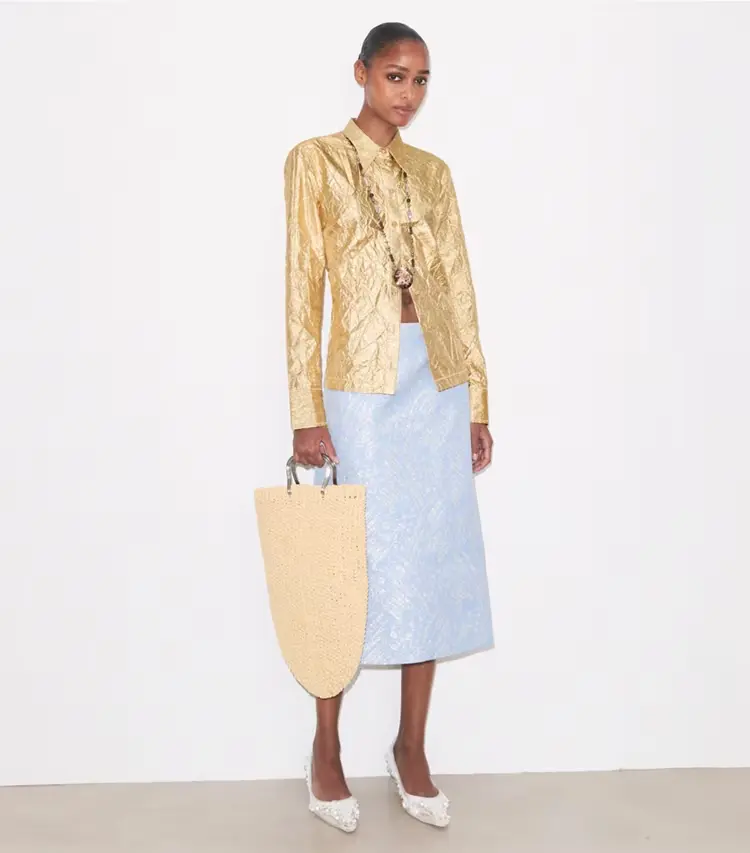 Crushed Silk Shirt - Image 3