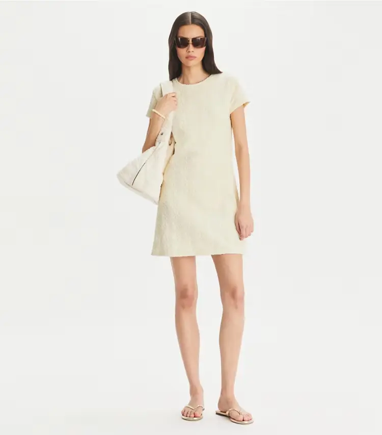 Terry Jacquard Logo Shirtdress - Image 3
