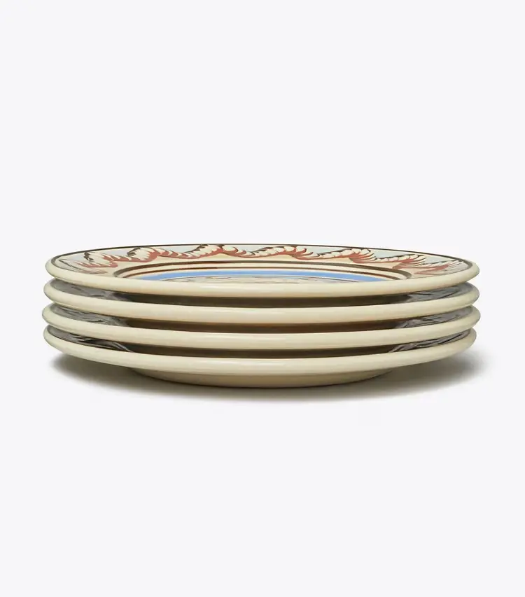 Mochaware Salad Plate, Set Of 4 - Image 2