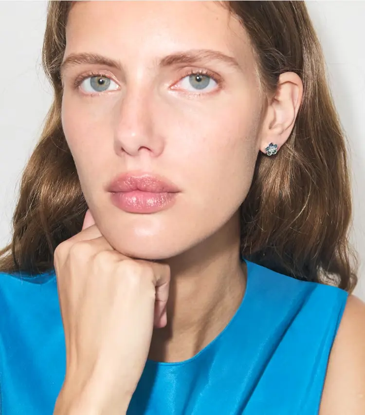 Forget Me Not Stud Earrings - Image 3
