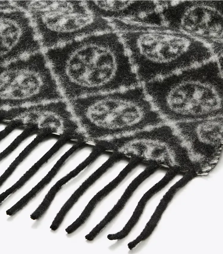 T Monogram Oblong Scarf - Image 2