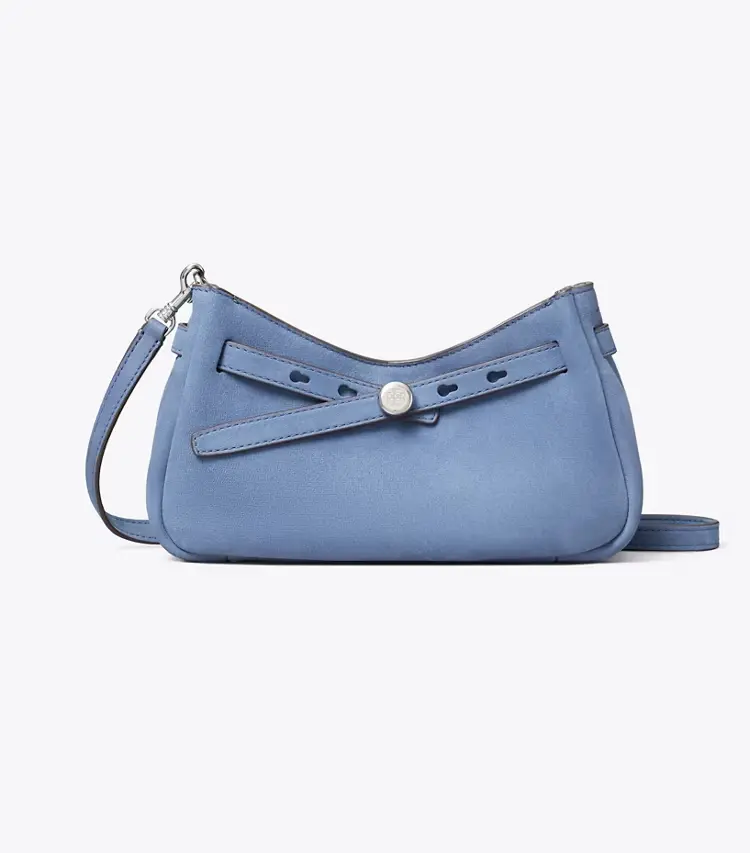 Romy Nubuck Zip-Top Crossbody Bag - Image 3