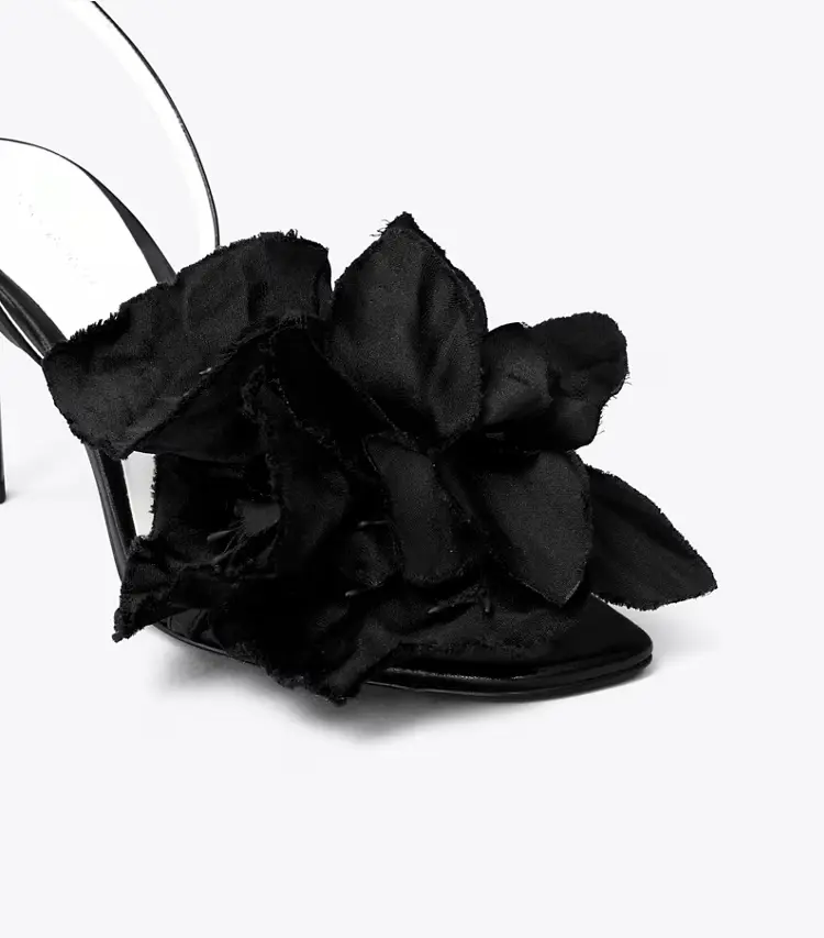 Flower Heeled Sandal - Image 4