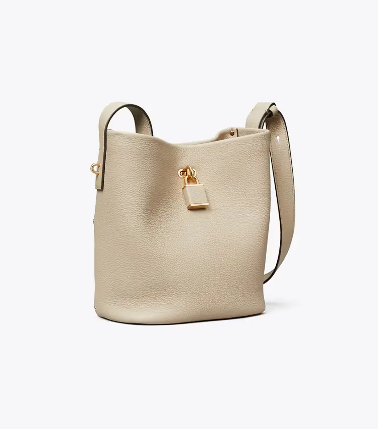 Medium Lock Slim Bucket Bag