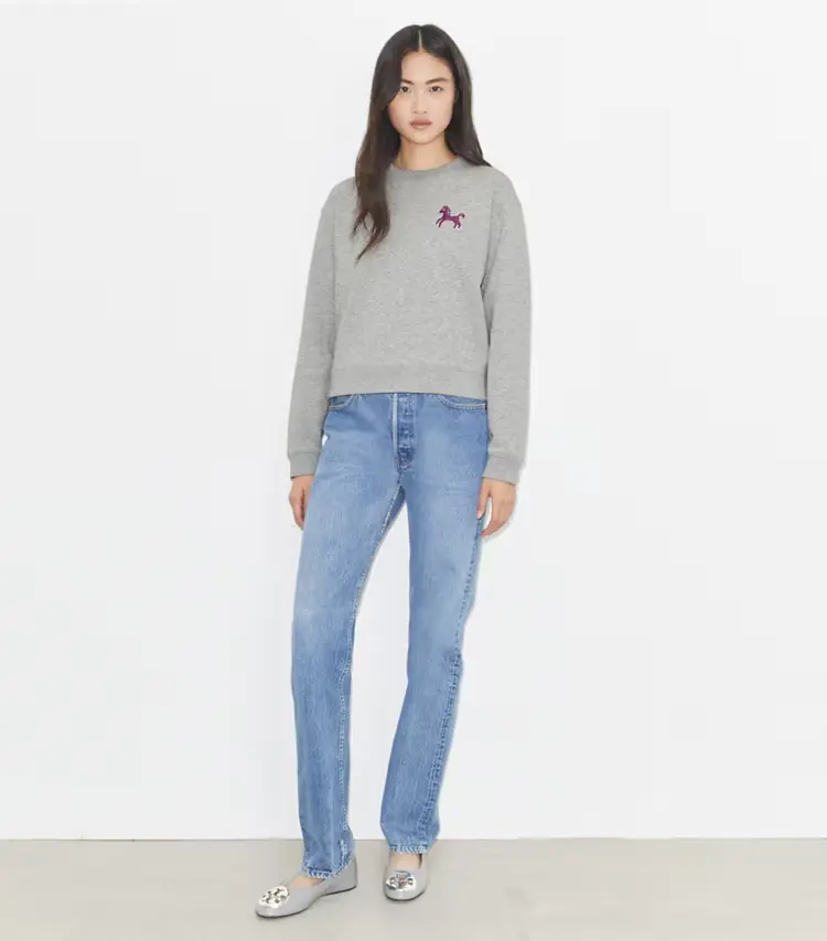 French Terry Pony Sweatshirt - Image 3