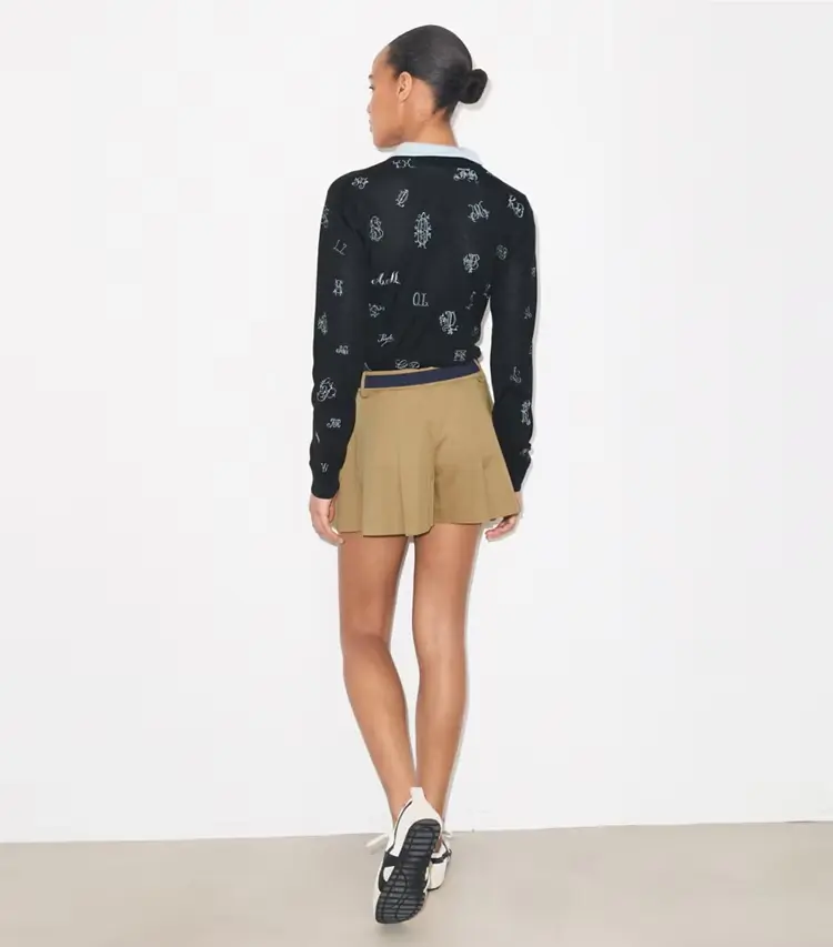 Micro Twill Pleated Short - Image 3