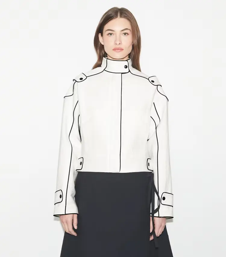 Cotton Bomber Jacket - Image 2