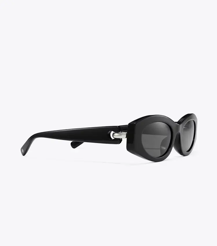 Pierced Oval Sunglasses - Image 2