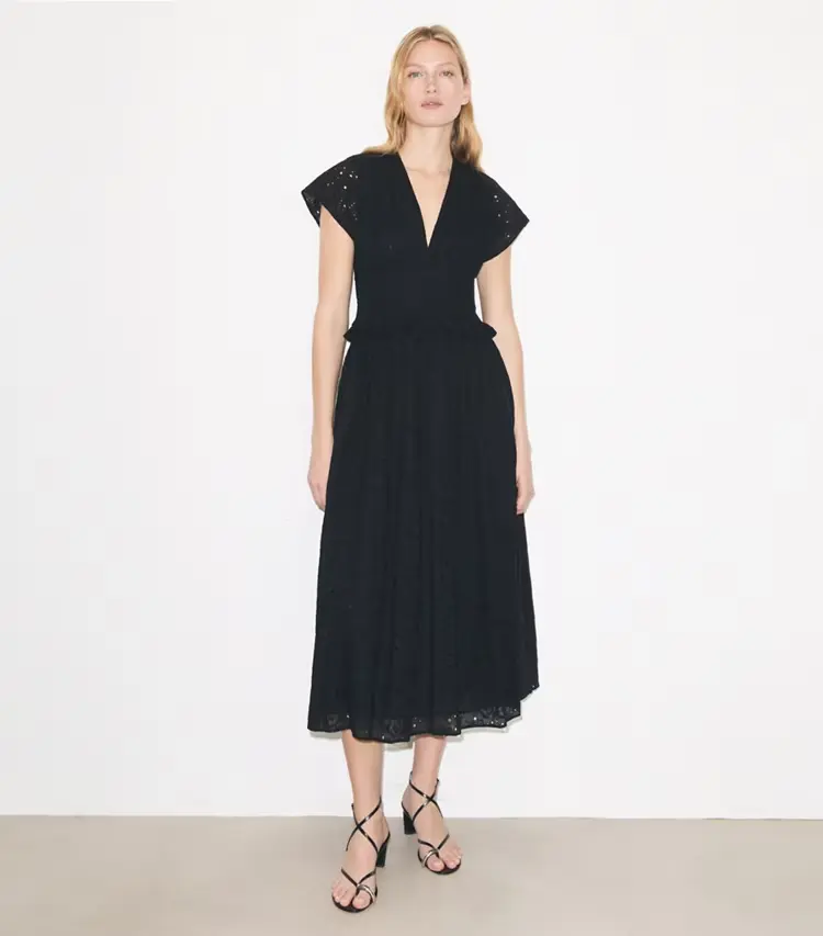 Eyelet Cotton Dress - Image 2