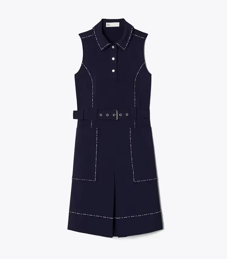 Pick Stitch Stretch Golf Dress