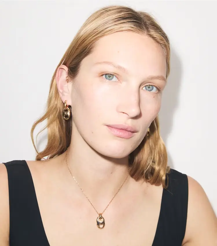 Gemini Link Pendant Necklace - Image 3