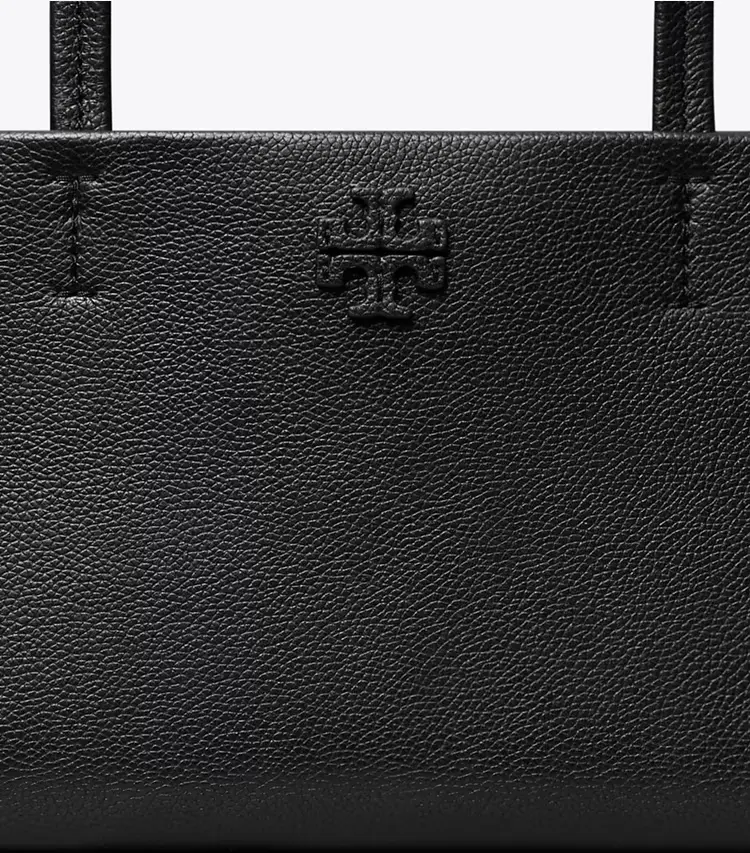 Leather East West Satchel - Image 4